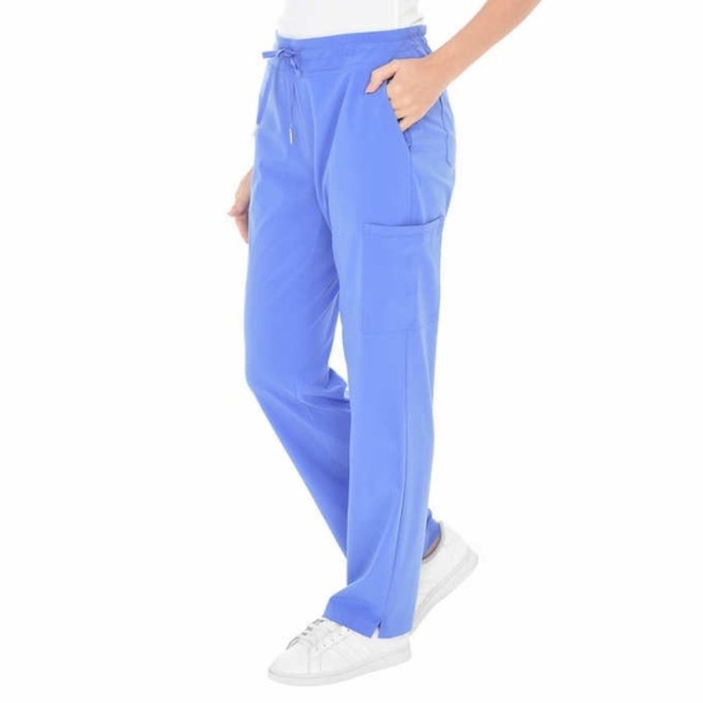 BT Supply Co Women’s Cargo Scrub Pants-- Ciel Blue